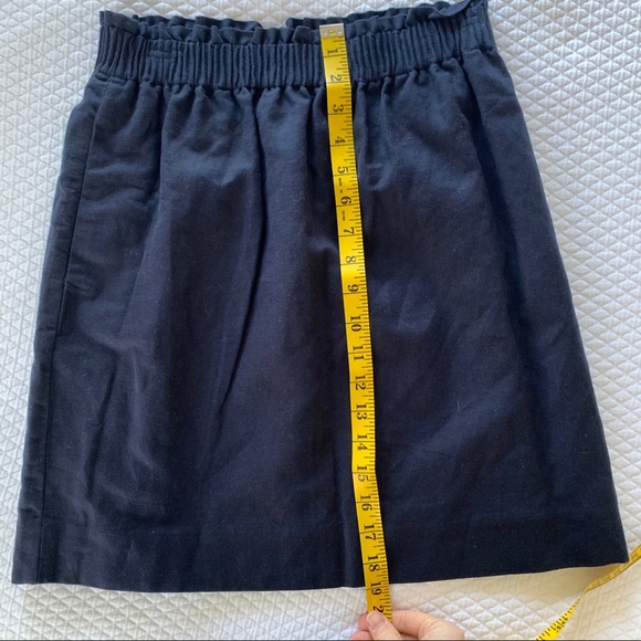 J. Crew Factory Sidewalk Skirt • Linen Blend Navy - Picture 8 of 9